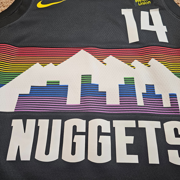 Nike NBA Jersey Harris #14 Nuggets City Edition Jersey Mens 52 XL Swingman - Picture 3 of 11